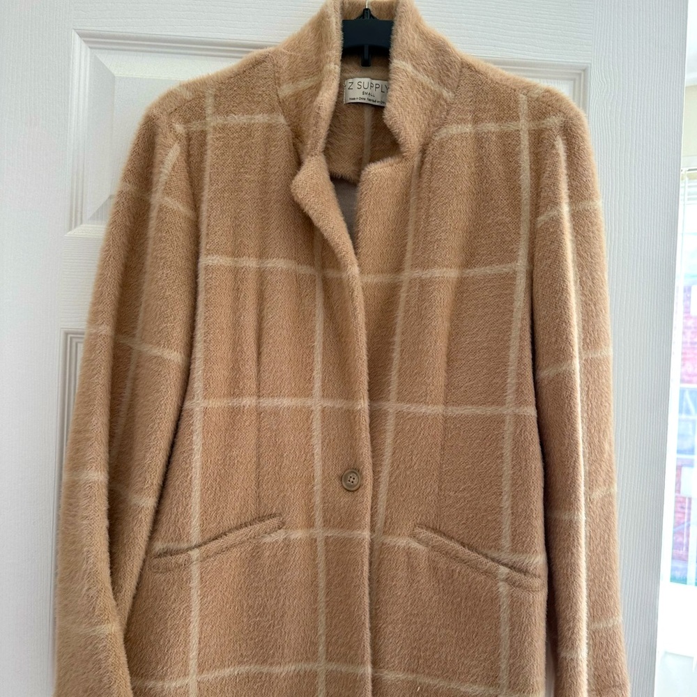 Z Supply Anna Plaid Blazer